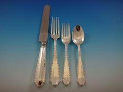 Marquise by Tiffany & Co Sterling Silver Flatware Set for 12 Service 89 Pieces