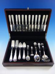 Pacific by Schulz and Fischer Sterling Silver Flatware Set of 47 Pcs, California