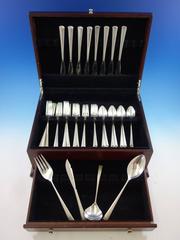 Royal Satin by Wallace Sterling Silver Flatware Set for 8 Service 36 Pcs Modern