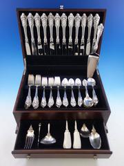 Grande Baroque by Wallace Sterling Silver Flatware Set 12 Dinner Size 78 Pieces