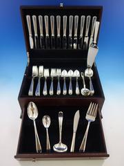 Calvert by Kirk Sterling Silver Flatware Set for 12 Service Luncehon 65 Pieces
