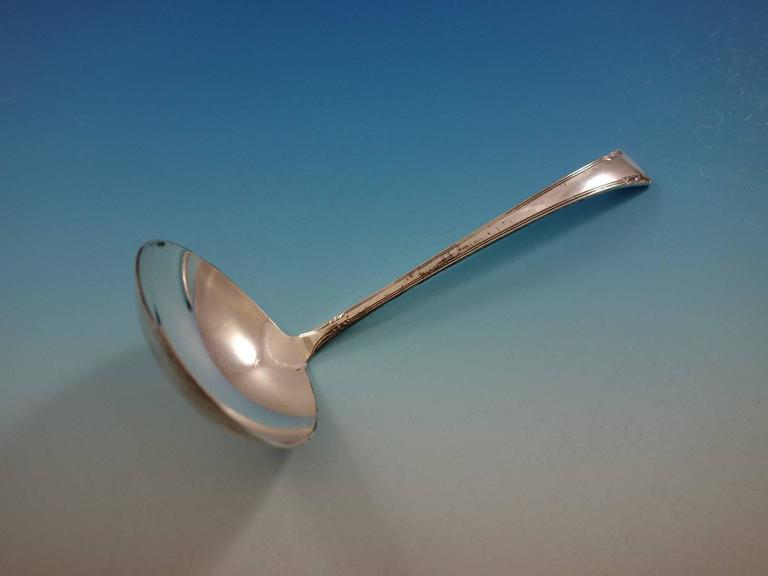 Serenity by International Sterling Silver Cream Soup Spoon 6 1/2" 