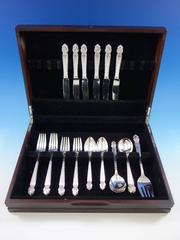 Intermezzo by National Sterling Silver Flatware Set Service 31 Pcs Scandinavian