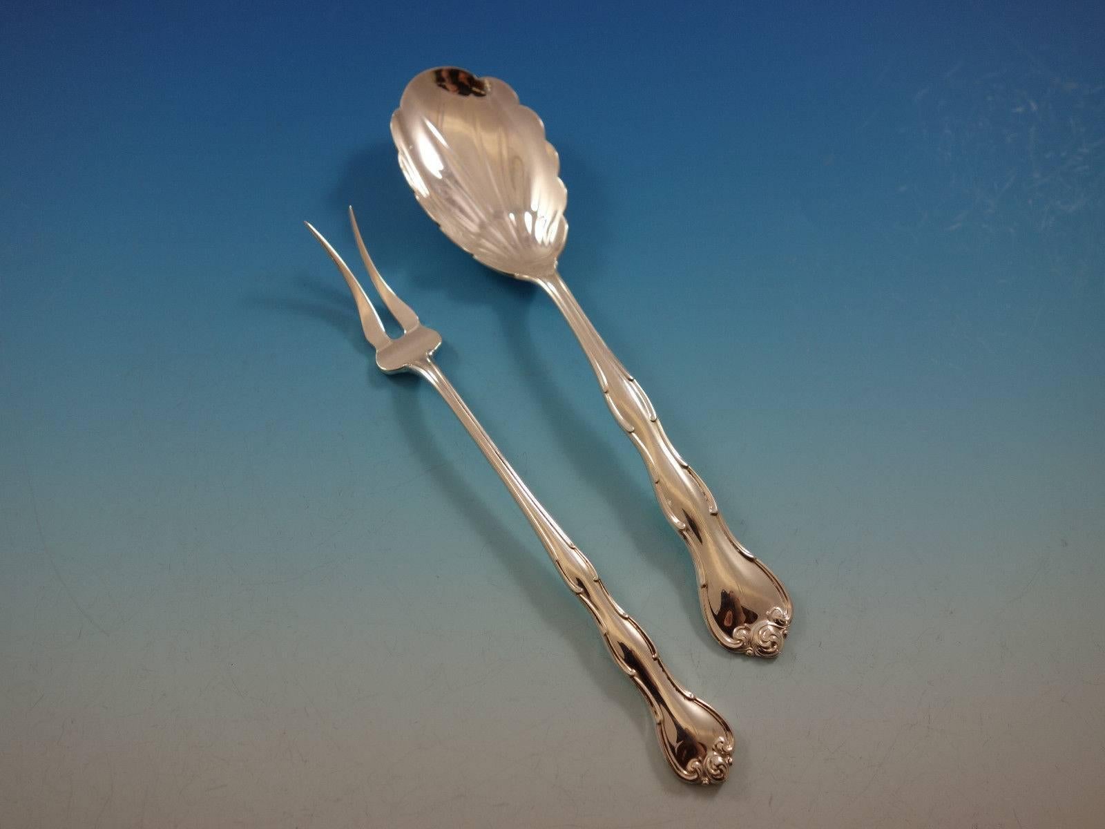 20th Century Rondo by Gorham Sterling Silver Flatware Set for 8 Service Luncheon 57 Pieces For Sale