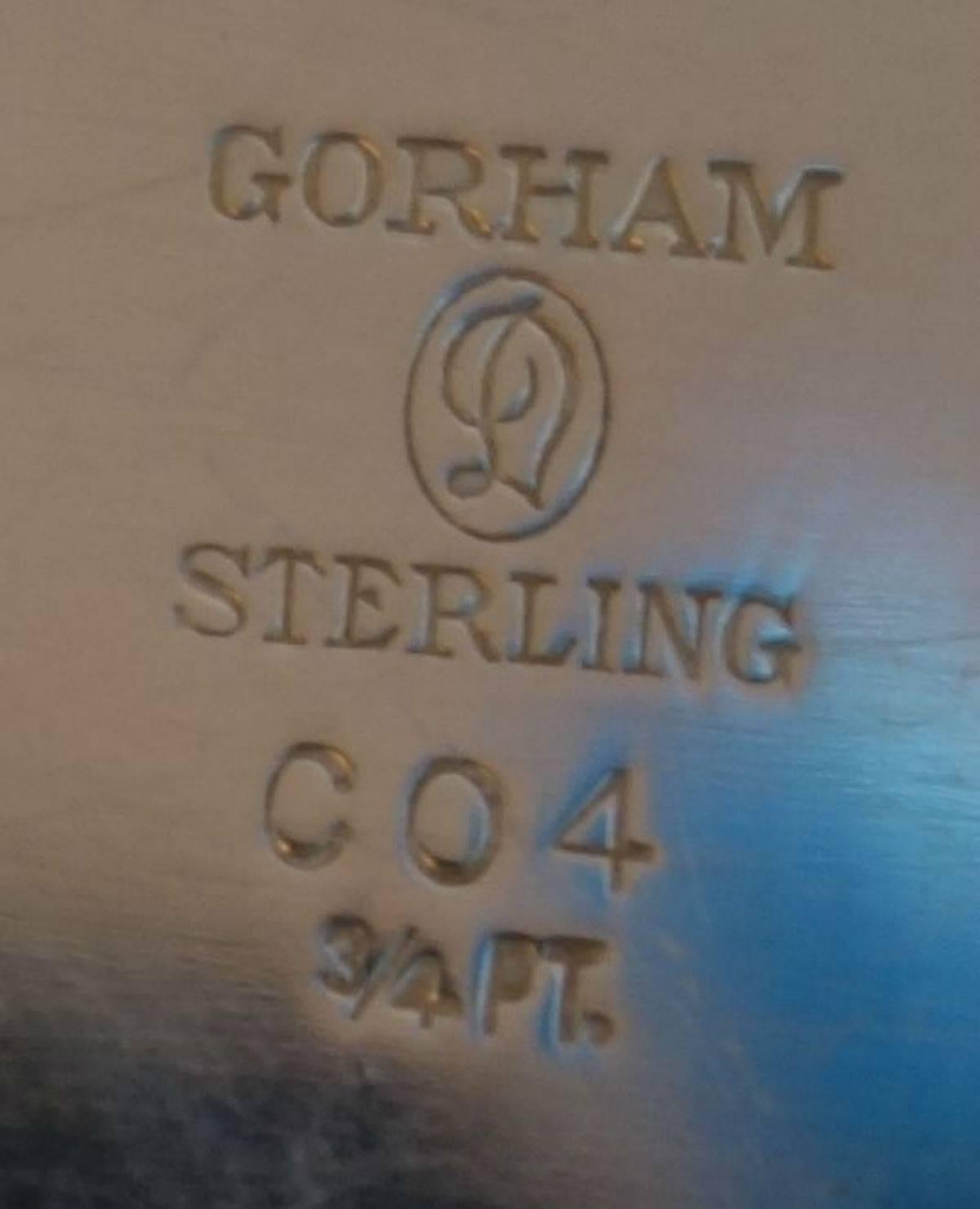 Colfax by Durgin Gorham Sterling Silver Tea Set 8-Piece Marked #C04 (#1501) 5
