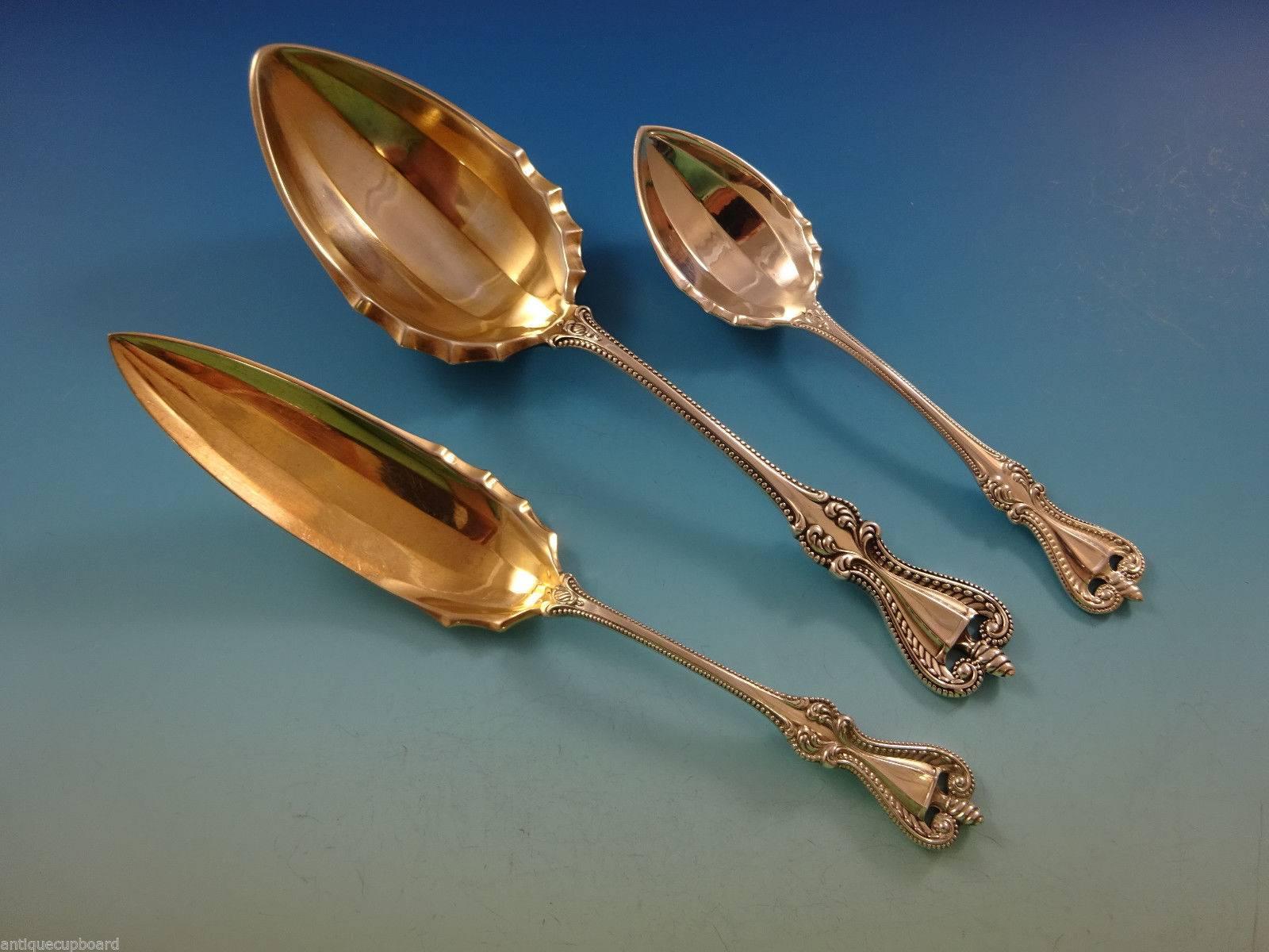 Old Colonial by Towle Sterling Silver Flatware Set for 8 Service 69 Pcs Dinner For Sale 2