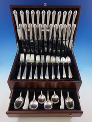 Romantique by Alvin Sterling Silver Flatware Set 12 Service 98 Pcs Dinner
