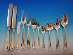 Commonwealth by Watson Sterling Silver Flatware Set Dinner Service 128 Pieces