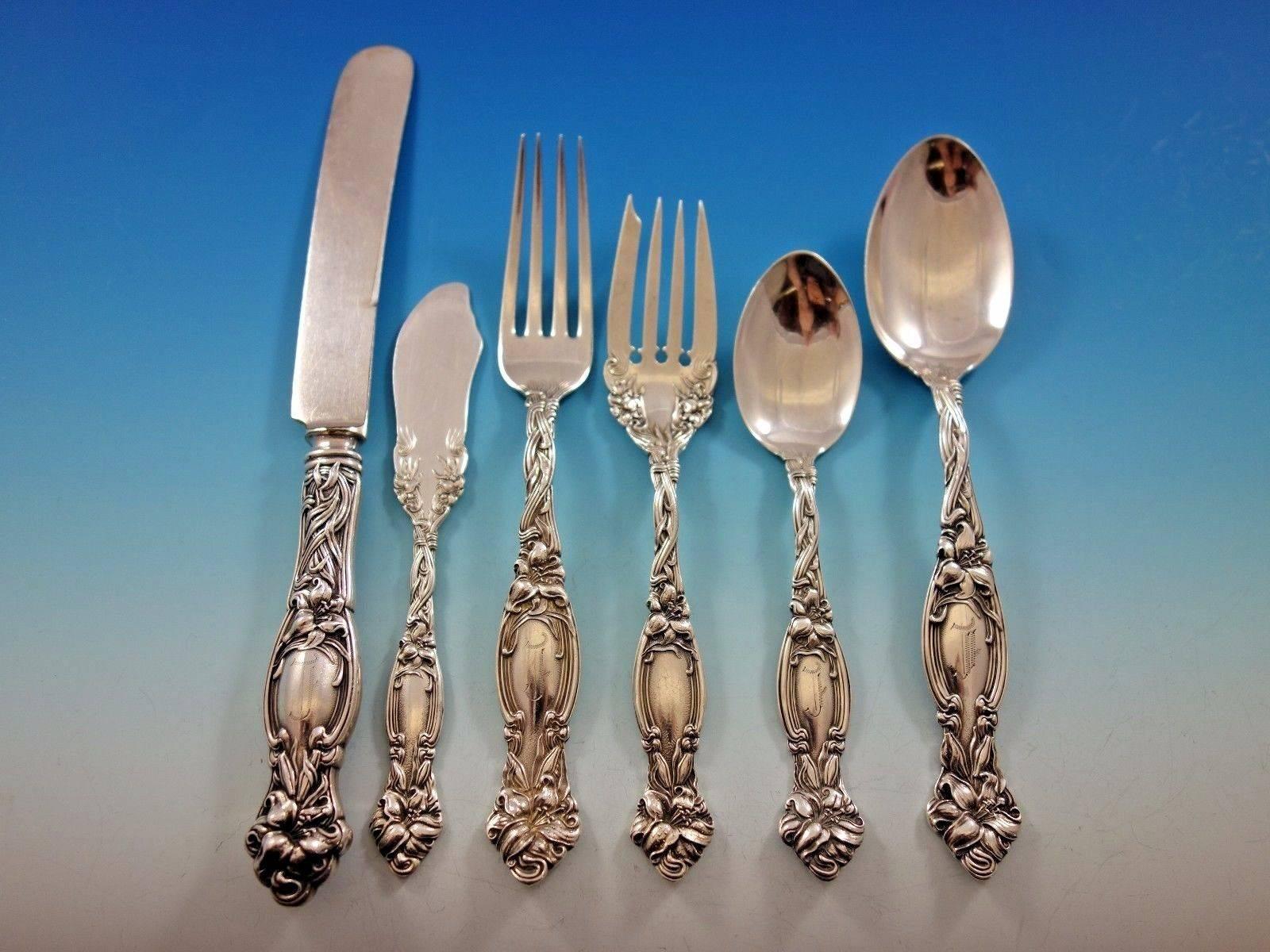 Frontenac by International Sterling Silver Flatware Set for 12 Service 75 Pieces In Excellent Condition In Big Bend, WI