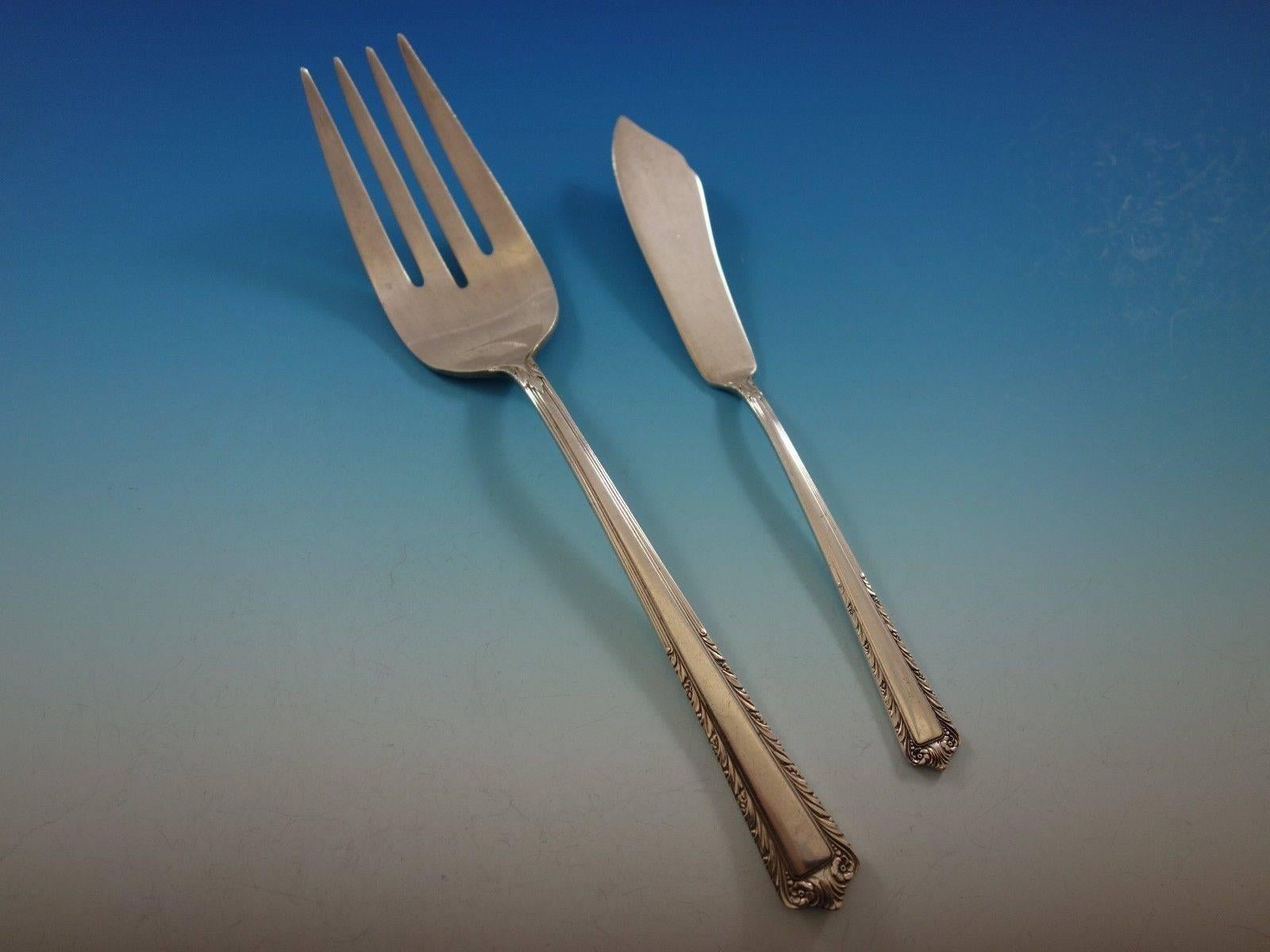 20th Century Processional by Fine Arts International Sterling Silver Flatware Set Service For Sale