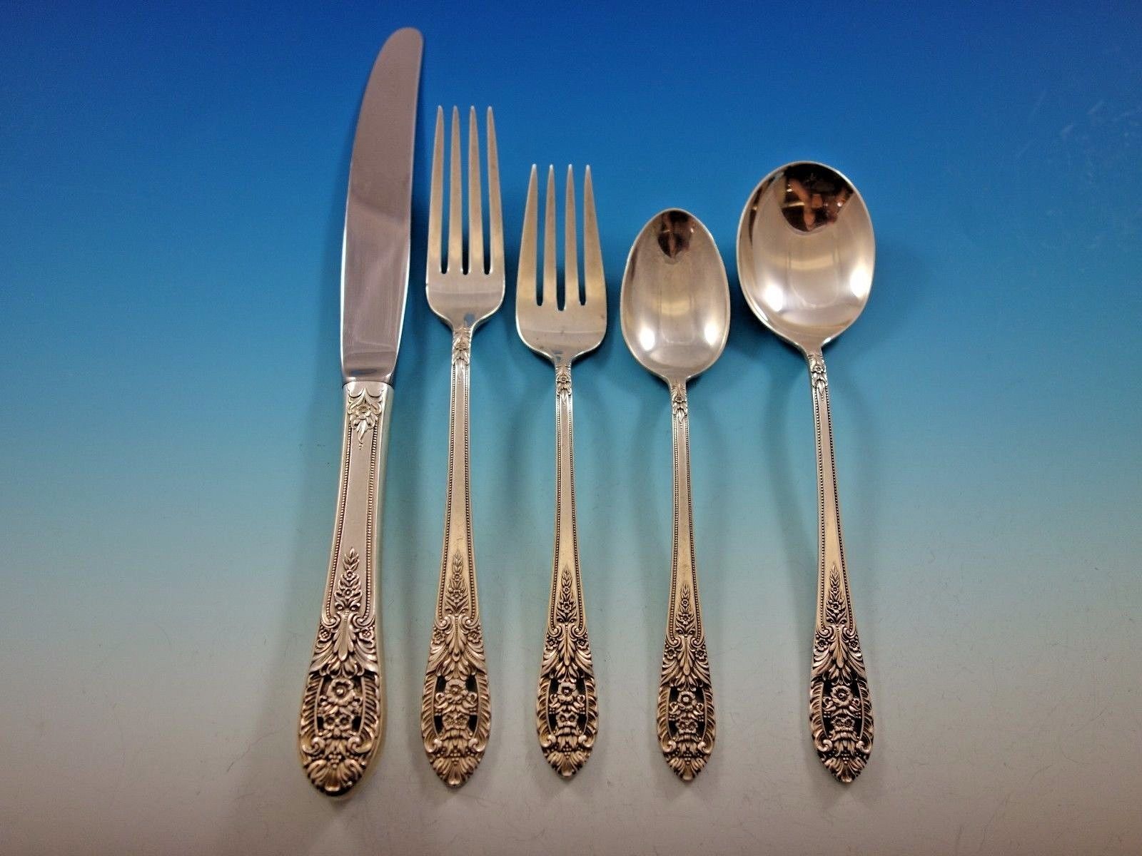 Sterling Silver Flatware International Crown Princess Sugar Spoon