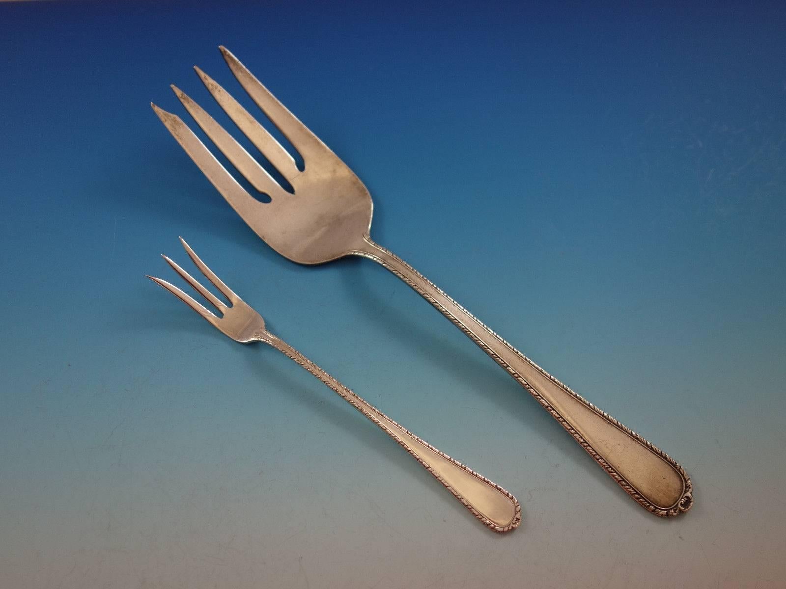 Wild Rose by International Sterling Cocktail Fork 5 1//2/"