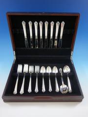 Damask Rose by Oneida Sterling Silver Flatware Set for 8 Service 40 Pieces