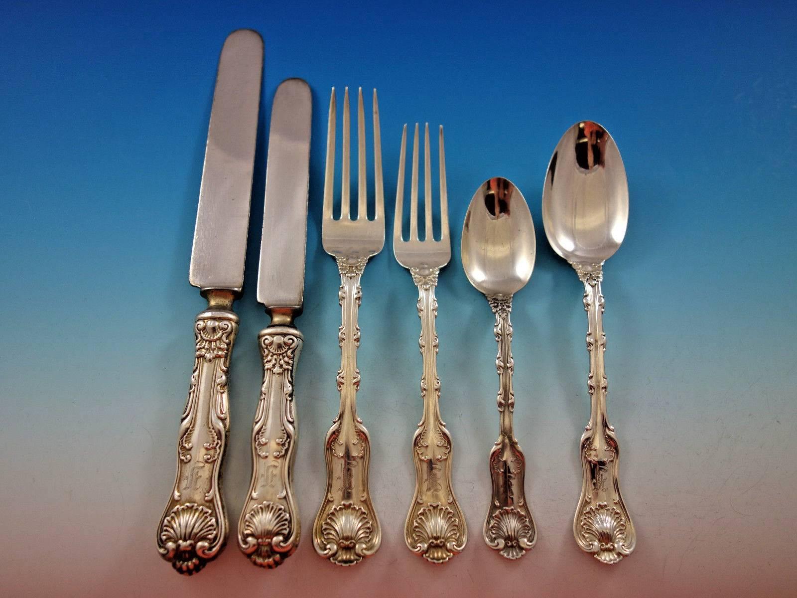 Imperial Queen by Whiting Sterling Silver Flatware Set Service 38 pieces Dinner For Sale 1