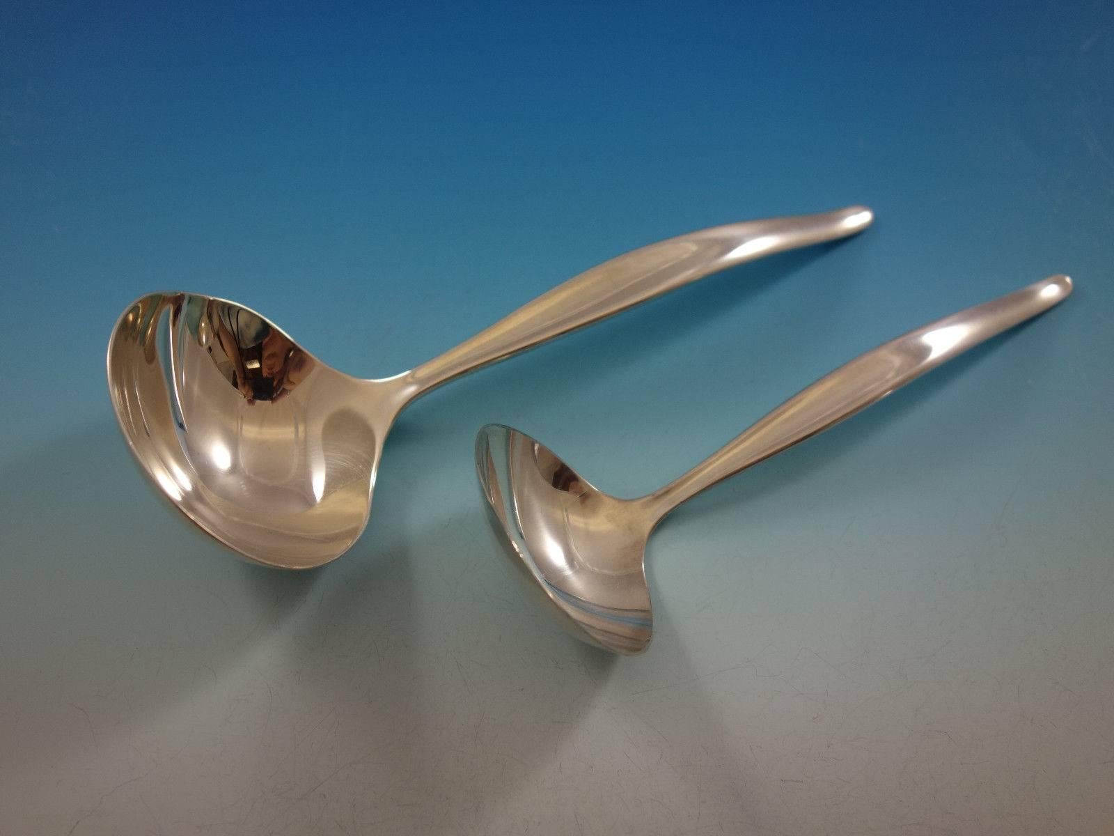 Contour by Towle Sterlingsilber-Besteckservice, Mid-Century Modern, 80 Teile im Angebot 2