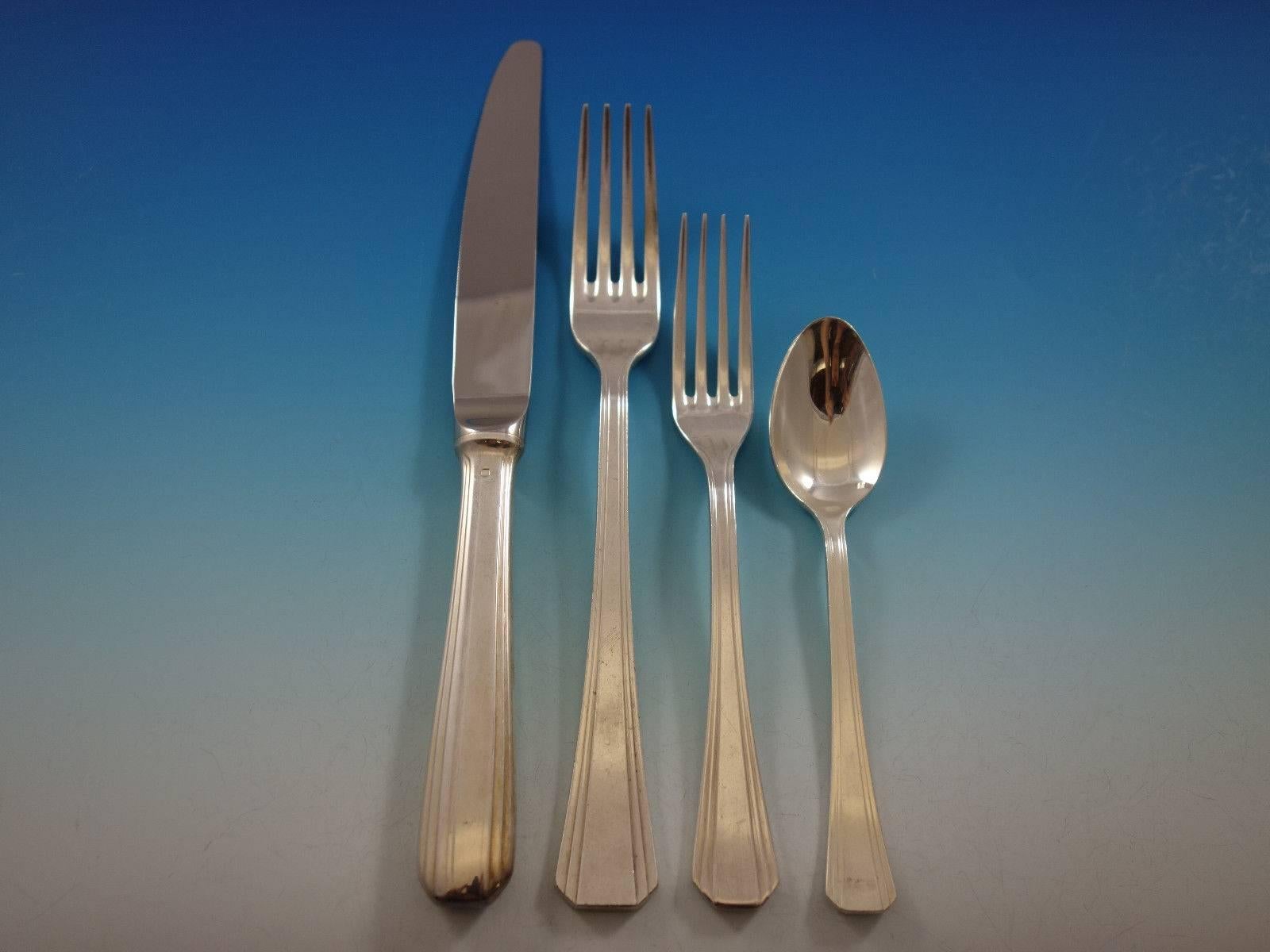 Plme Hotelware Christofle France Silver Plated Flatware Set Service 56 Pc Dinner In Excellent Condition In Big Bend, WI
