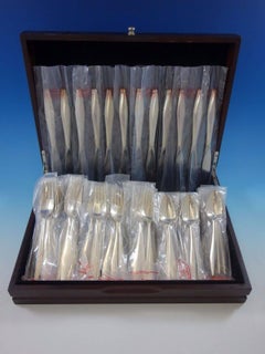 Diamond by Reed and Barton Sterling Silver Flatware Set Service 48 pc New Unused