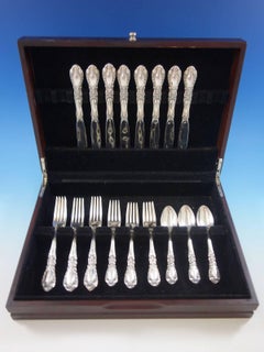 Prince Eugene by Alvin Sterling Silver Flatware Set for 8 Service 32 Pieces