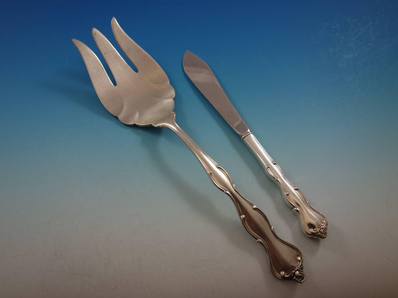 Mademoiselle by International Sterling Servicio de cubiertos de plata de ley 38 piezas en venta 3