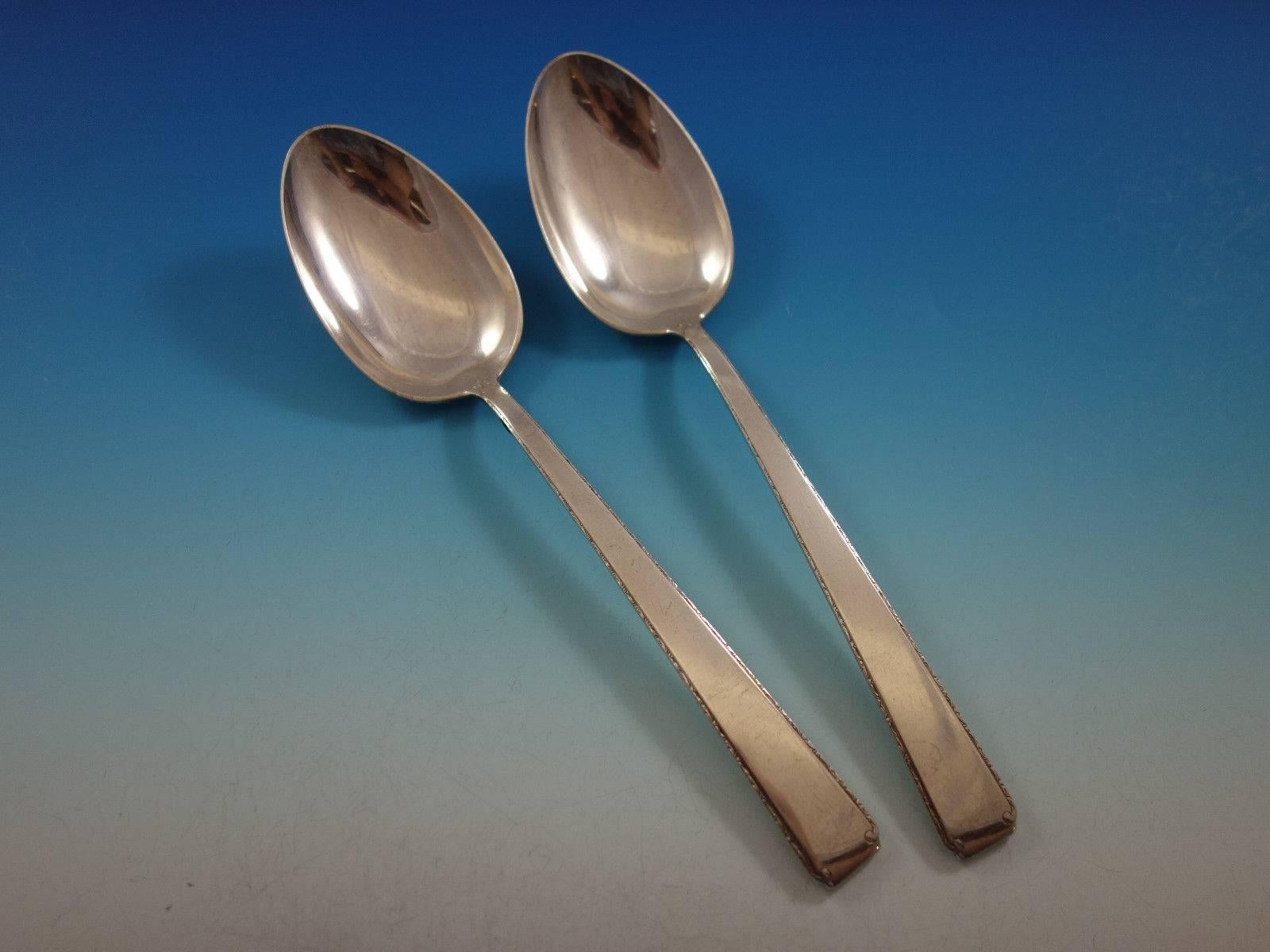 Old Lace by Towle Sterling Silver Flatware Set for 12 Service 74 Pieces ...