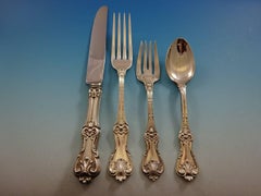 Federal Cotillion by Frank Smith Sterling Silver Flatware Set Service 45 Pcs