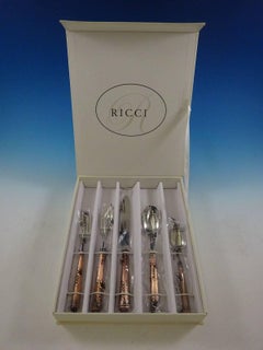 Rialto Copper Plate by Ricci Flatware Set for 4 Service 20 Pieces Brand New