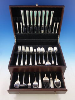 Serenity by International Sterling Silver Flatware Set for 8 Service 72 Pieces