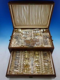 Nuremberg by Gorham Sterling Silver Flatware Set Service 55 Pcs, circa 1880s