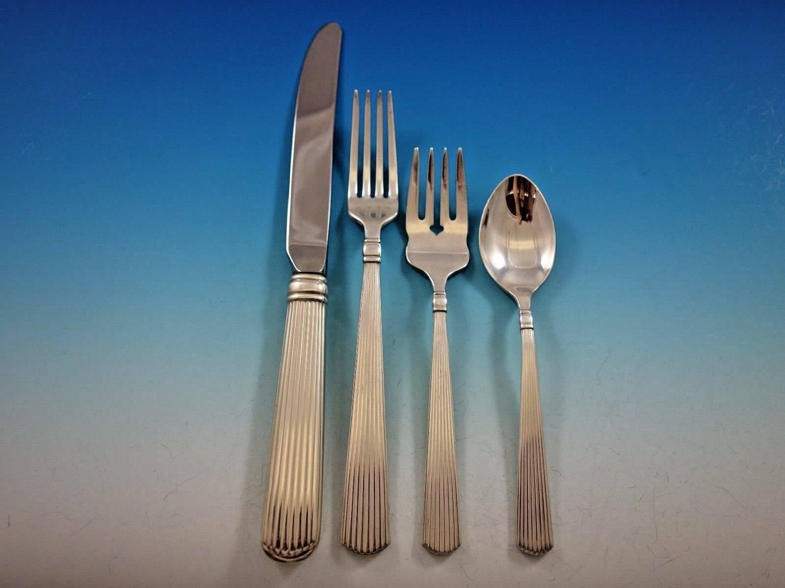 Ashmont by Reed and Barton Sterling Silver Flatware Set 12 Service 49 Pcs Dinner In Excellent Condition For Sale In Big Bend, WI