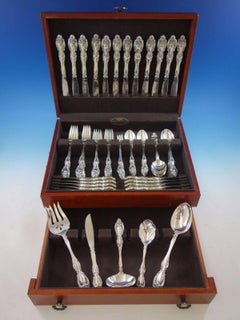 Du Maurier by Oneida Sterling Silver Flatware Set for 12 Service 89 Pieces