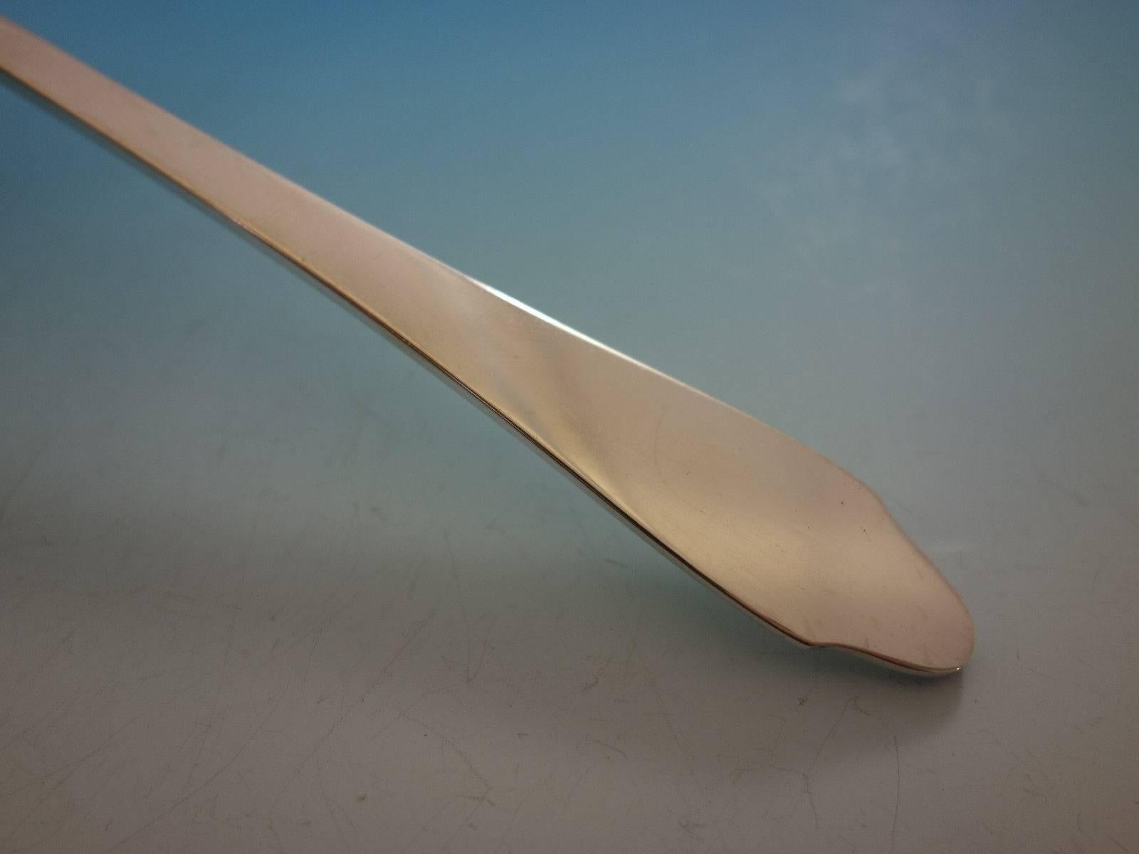 20ième siècle Ensemble de couverts en argent sterling Clinton par Tiffany and Co, 12 services, 120 pièces en vente