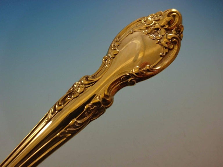 Melrose Gold by Gorham Sterling Silver Flatware Set For 8 Service