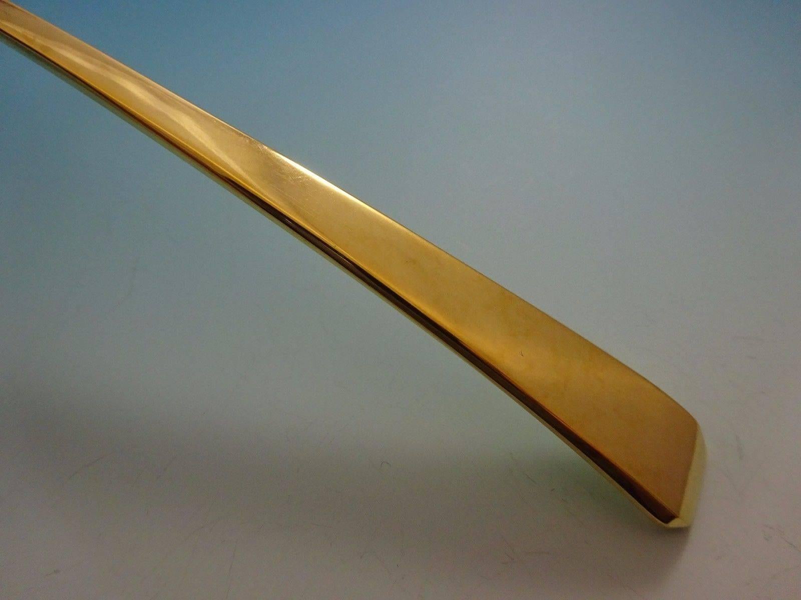 Juego de cubiertos de plata de ley Craftsman Gold by Towle 6 Vermeil 24 piezas en Excelente estado para la venta en Big Bend, WI