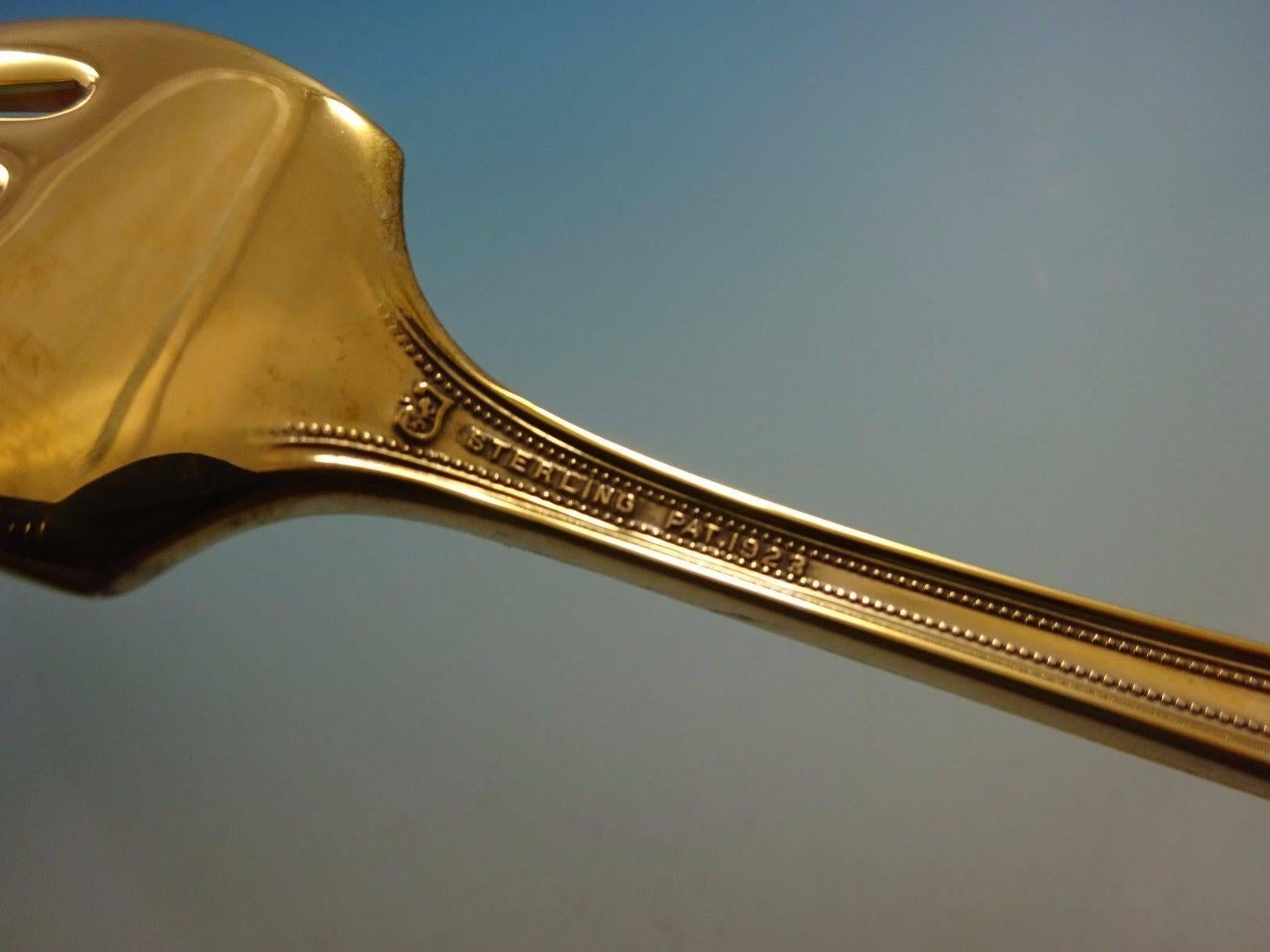 Service d'argenterie en argent sterling Or d'Orléans Gold par Towle 8 pièces vermeil 32 pièces en vente 1