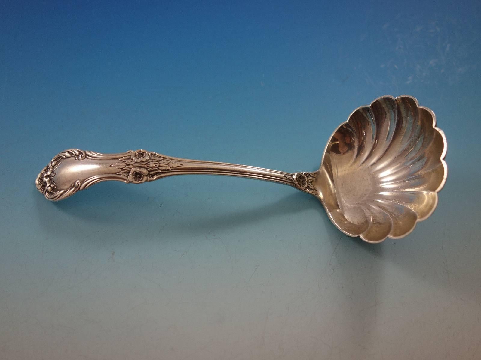 20th Century Wild Rose by International Sterling Silver Flatware Set for 8 Service 37 Pieces For Sale