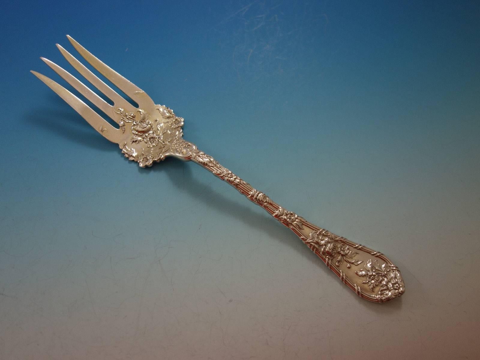 19th Century Dauphin by Durgin Gorham Sterling Silver Flatware Set 12 Dinner Service 62 Pcs
