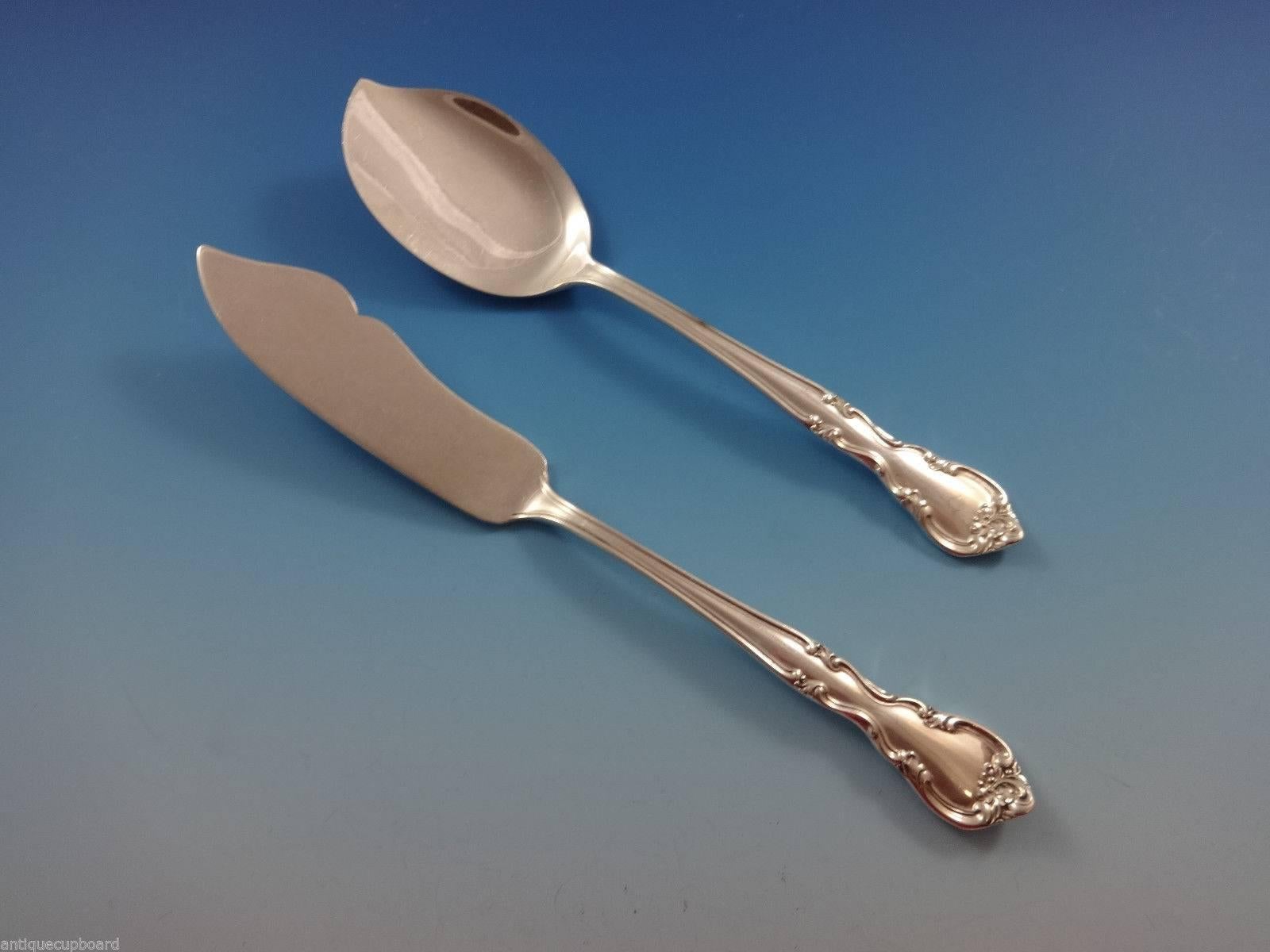 20ième siècle Ensemble de couverts en argent sterling 12 services 53 pièces American Classic par Easterling en vente