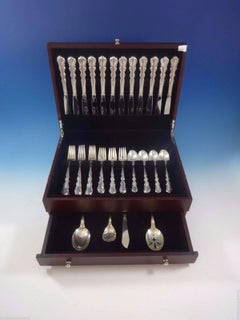 Angelique by International Sterling Silver Flatware Set for 12 Service 52 Pieces