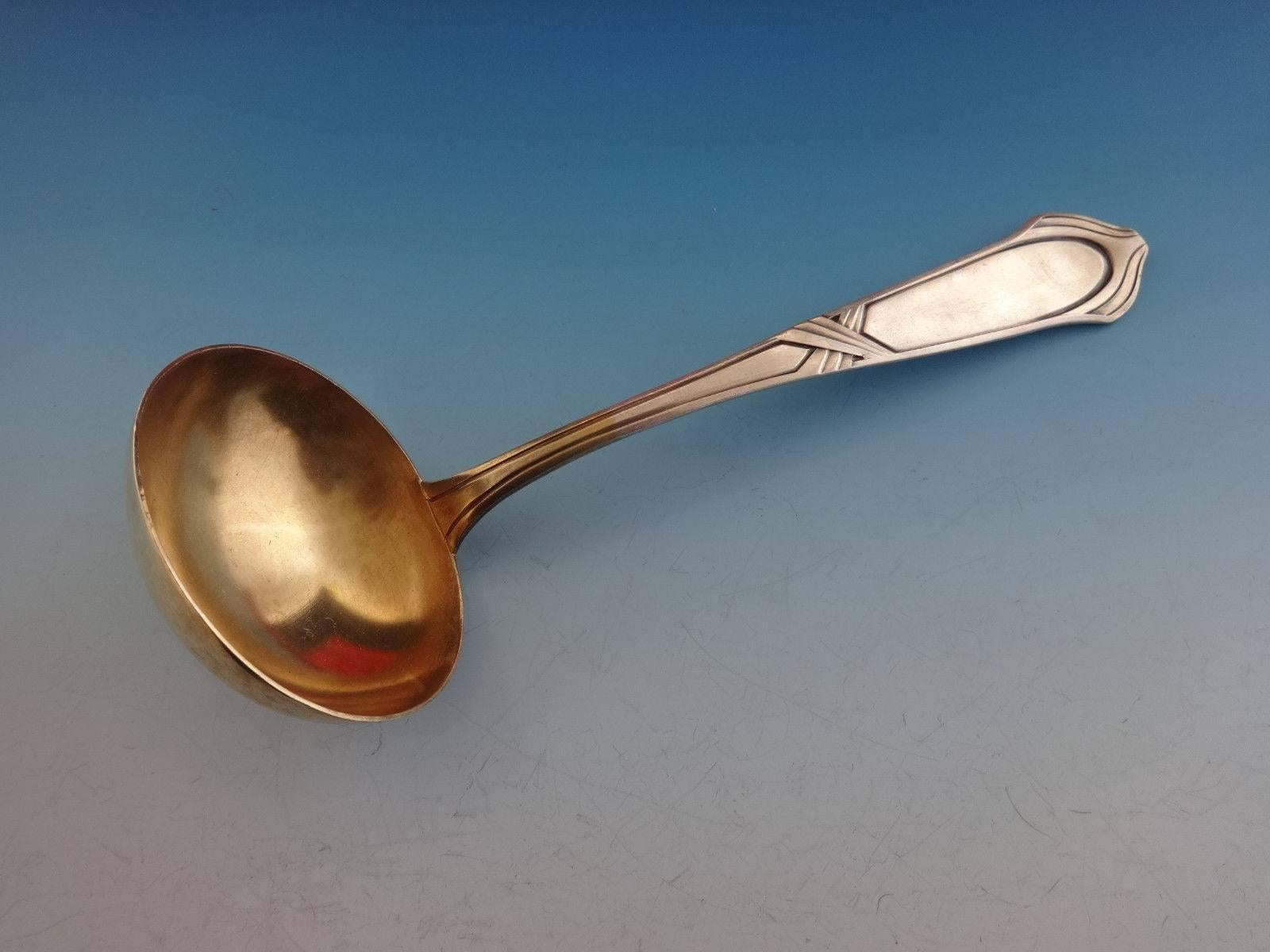 19th Century Austrian 800 Alfred Pollack Silver Flatware Set Service Fitted Box 115 Pieces For Sale
