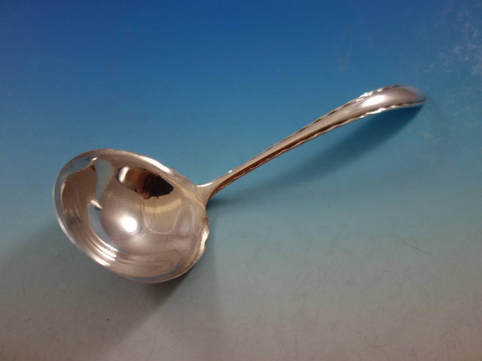 Ensemble de couverts en argent sterling pour 12 personnes 58 pièces Flutes par Towle Excellent état - En vente à Big Bend, WI