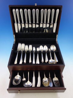 Cascade by Towle Sterling Silver Flatware Set for 12 Service 91 Pcs Dinner Size