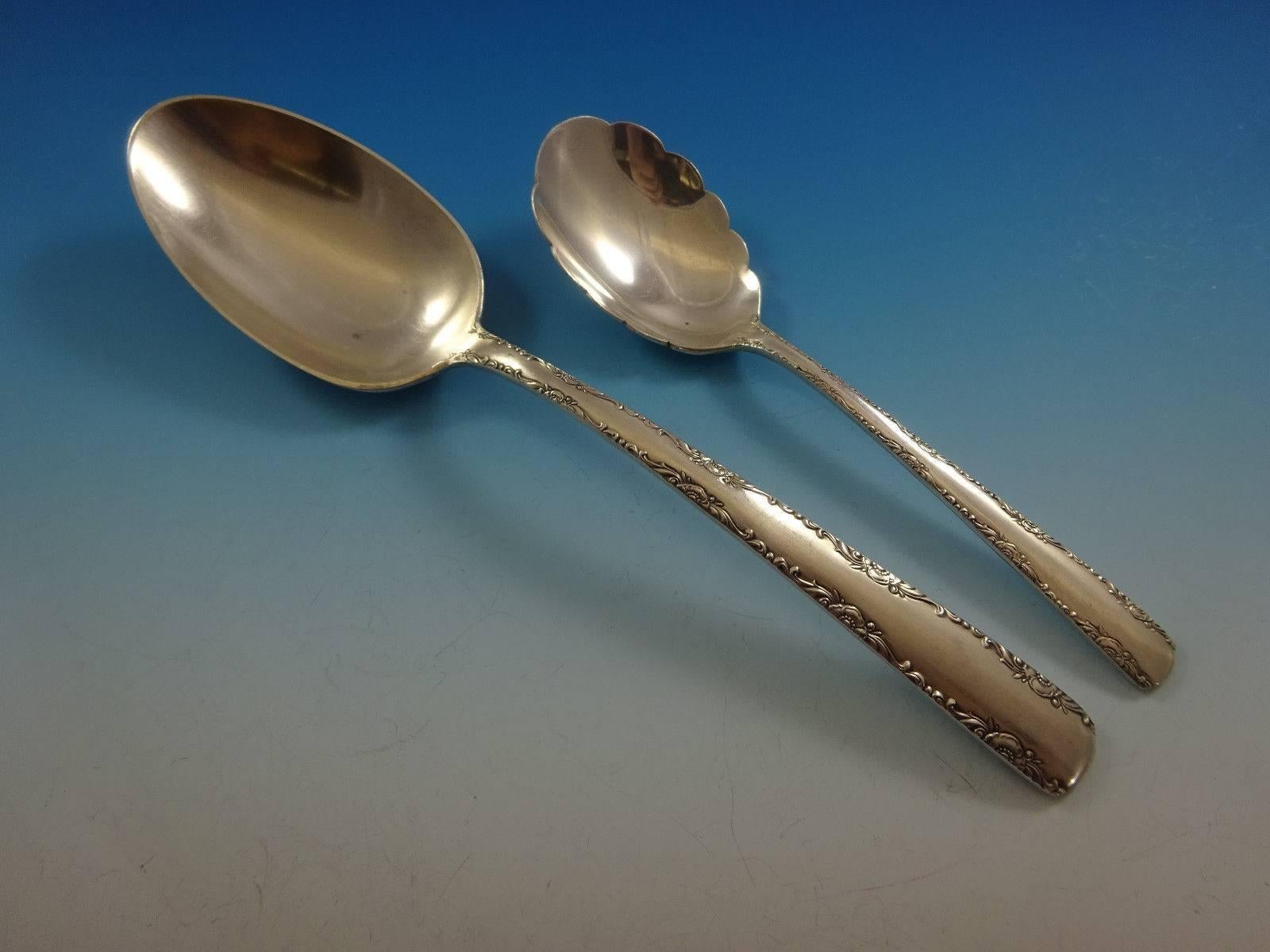 Camelia by Gorham Juego de Cubiertos de Plata de Ley para Ocho Servicio 52 Piezas en venta 2