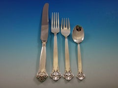 Cloister by Marthinsen Norway Sterling Silver Flatware Set Service 54 Pcs Dinner