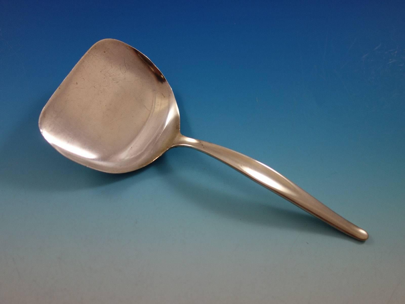 Service de couverts en argent sterling moderne du milieu du siècle 38 pièces Contour par Towle en vente 3