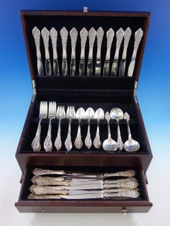 Florentine Lace by Reed & Barton Sterling Silver Flatware Service Set 72 Pieces