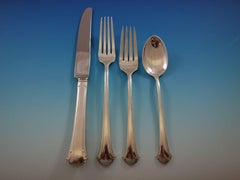Chippendale by Towle Sterling Silver Flatware Set Service 48 Pieces
