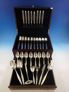 Classique by Gorham Sterling Silver Flatware Service for 8 Set 46 Pieces Modern