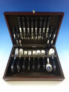 Contrast by Lunt Sterling Silver Flatware Set Service 36 Pieces Modernism