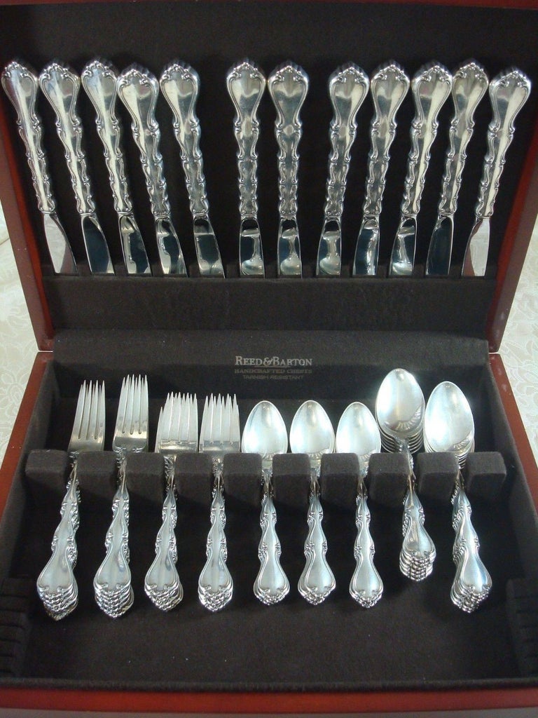Country Manor by Towle Sterling Silver Flatware Service Set 60 Pieces For Sale at 1stDibs