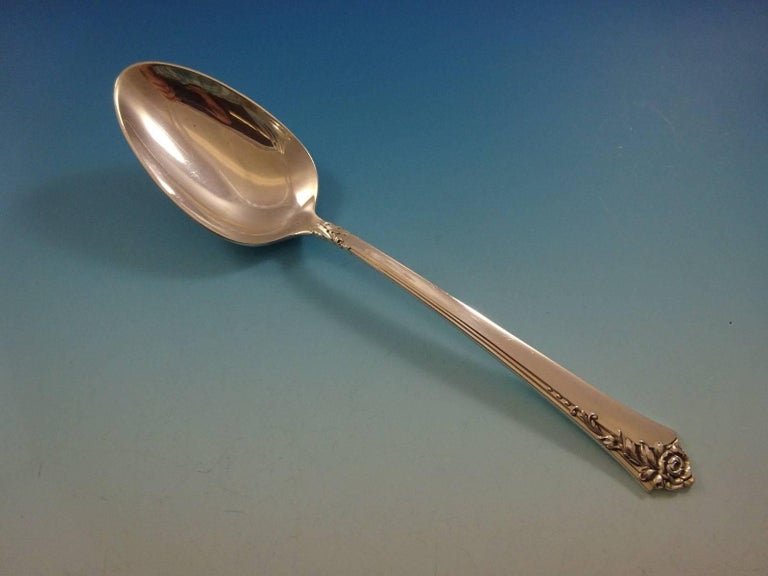 Damask Rose by Oneida Sterling Silver Dinner Flatware Set for 12